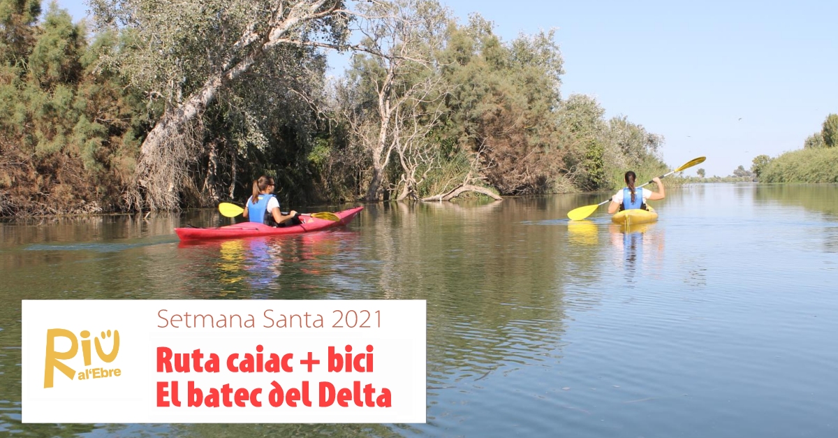 Ruta combianda caiac i bici El batec del Delta