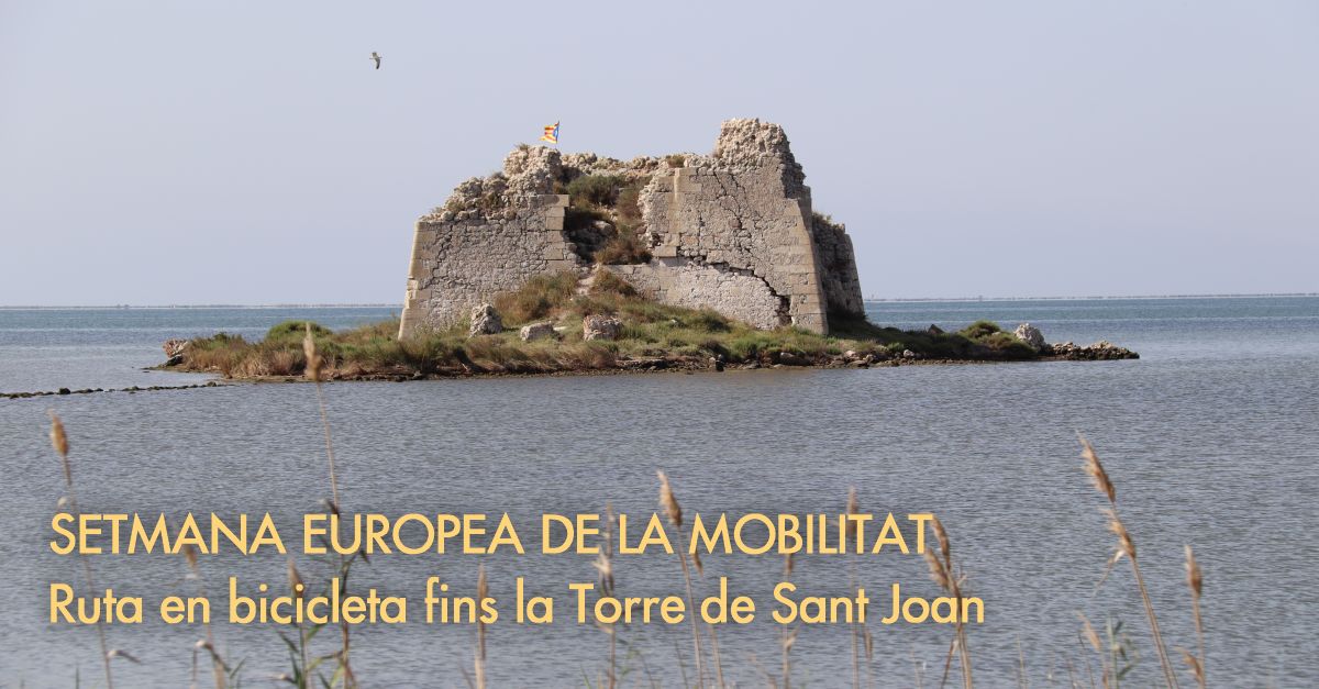 Setmana europea de la mobilitat. Ruta en bicicleta fins la Torre de Sant Joan