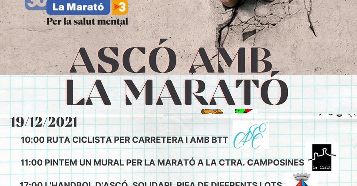 Ruta ciclista pel terme dAsc a benefici de la Marat de TV3