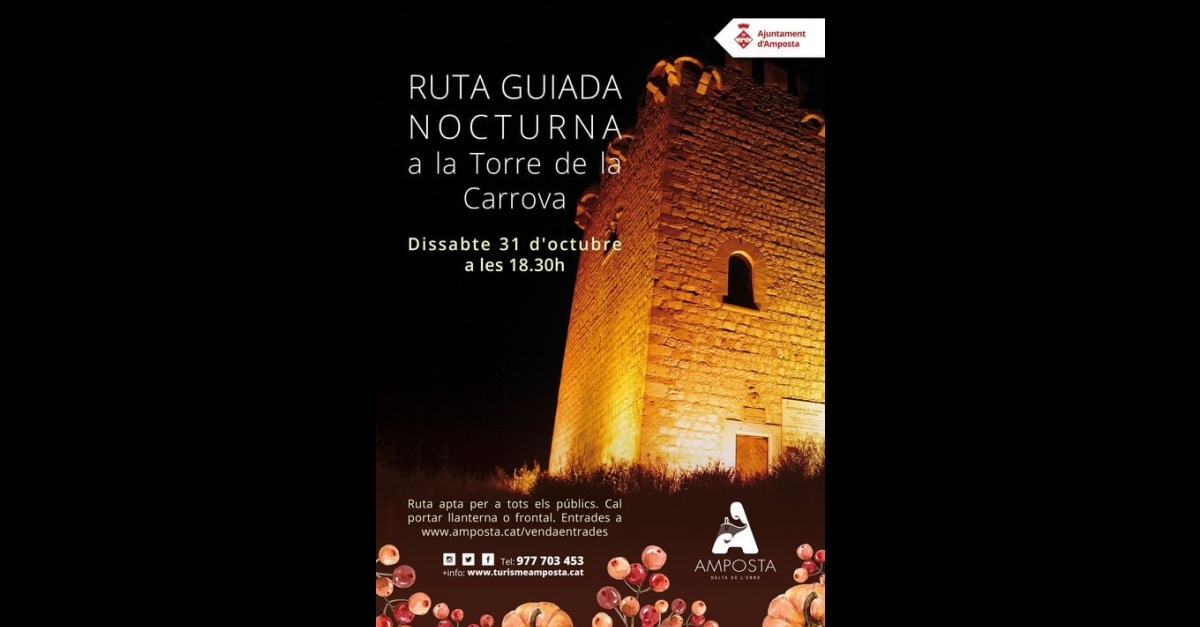 Ruta guiada nocturna a la Torre de la Carrova