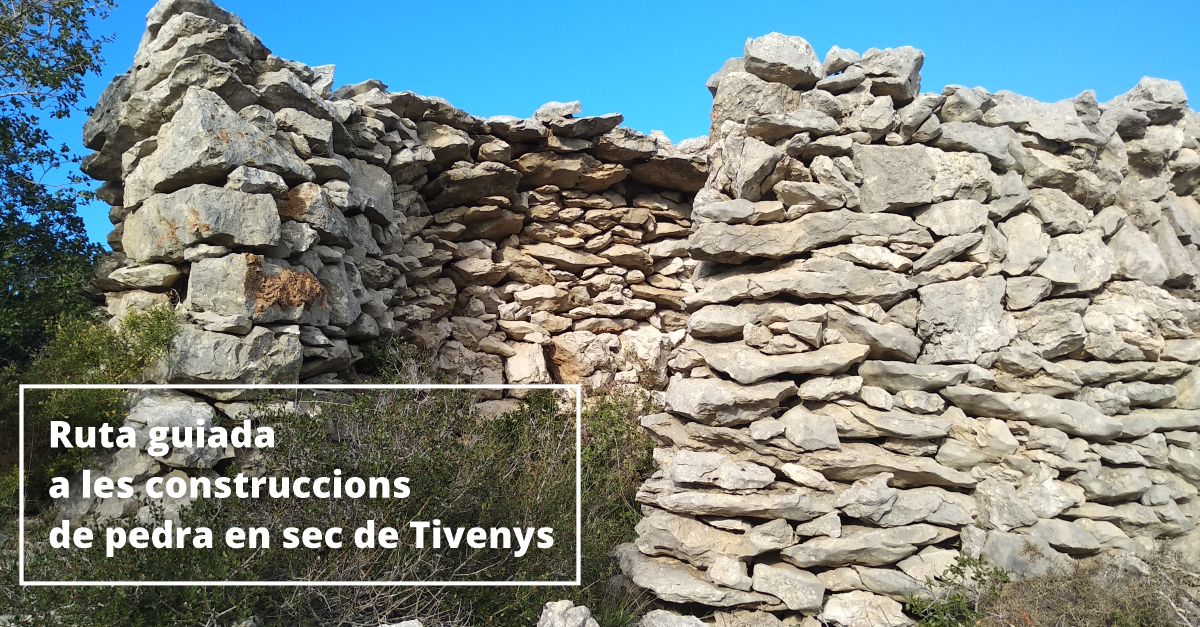 Ruta guiada a las construcciones de piedra seca de Tivenys