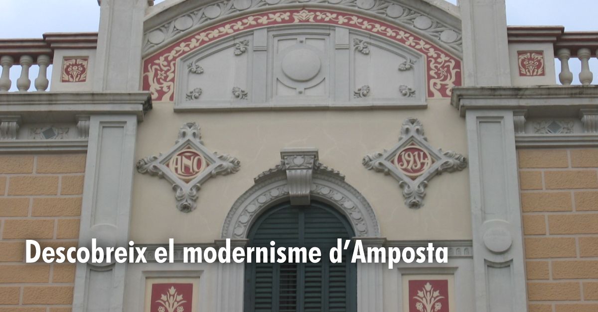 Ruta guiada als edificis modernistes dAmposta