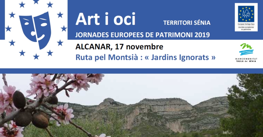 Jornadas europeas de Patrimonio 2019: Ruta por el Montsi Jardins Ignorats