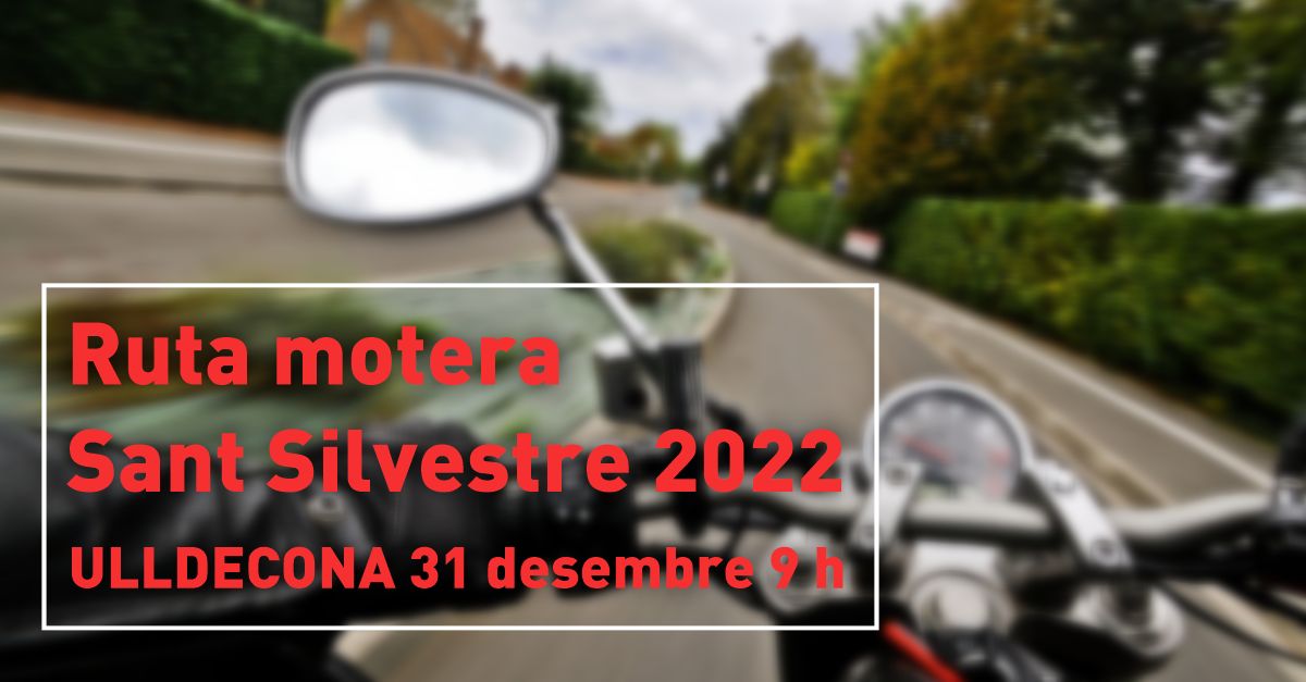 Ruta motera Sant Silvestre 2022