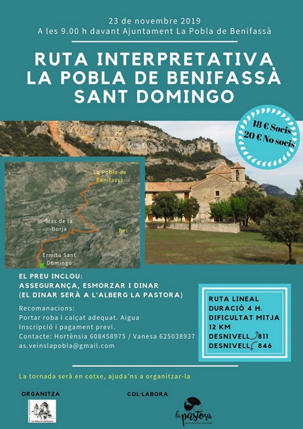 Ruta interpretativa La Pobla de Benifass Sant Domingo