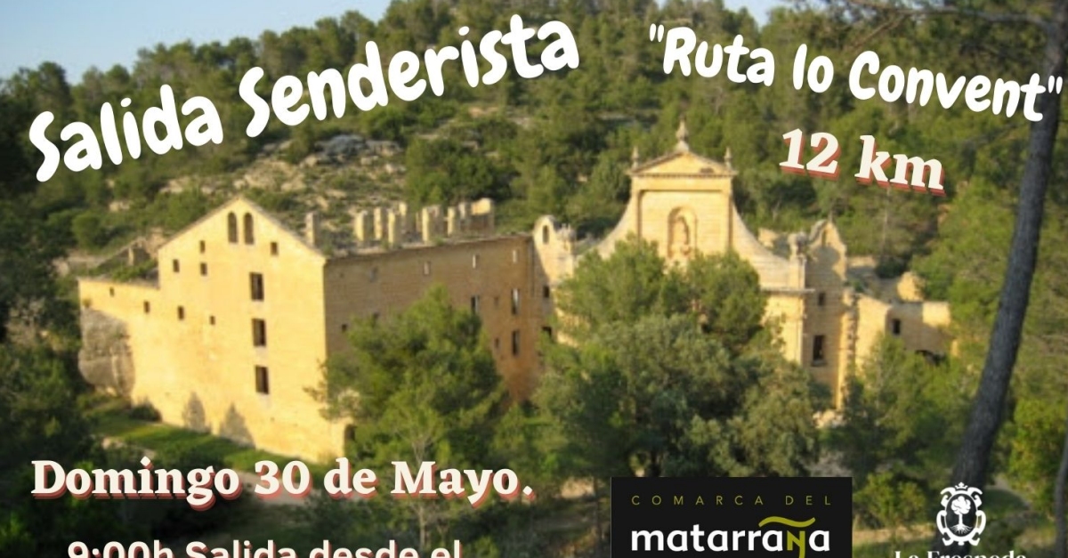 Ruta senderista Lo Convent