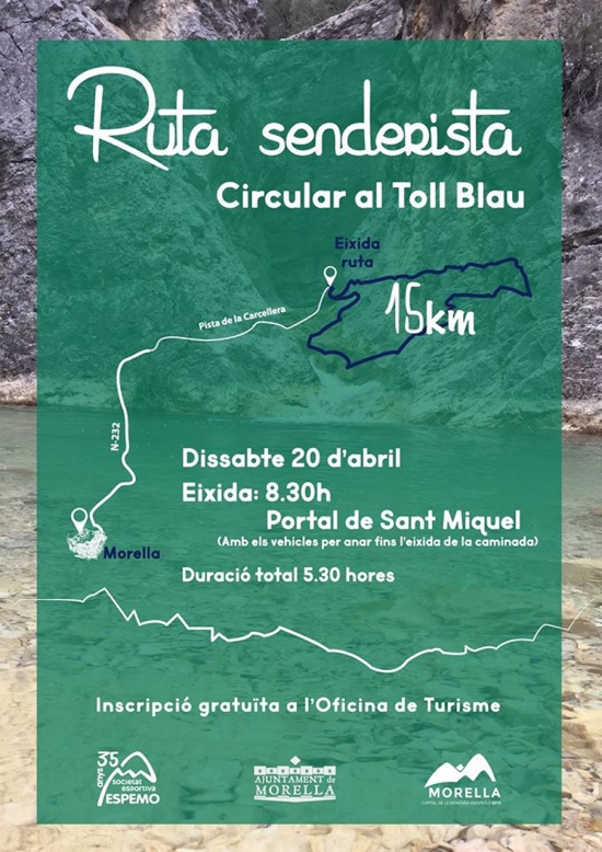 Ruta senderista circular al Toll Blau