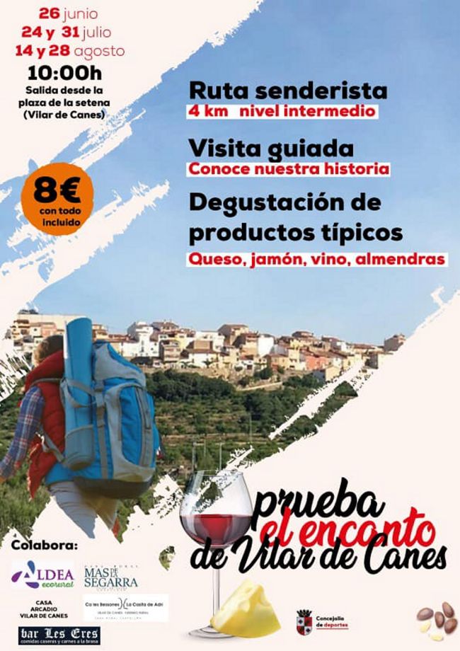 Ruta senderista, visita guiada i degustaci productes tpics