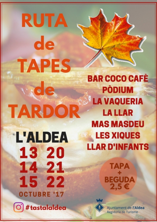 Ruta de tapes de tardor a lAldea