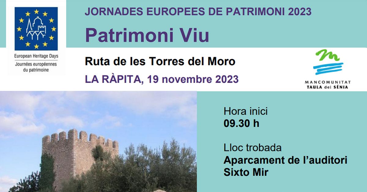 JEP2023 Ruta de les Torres del Moro