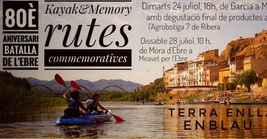 Rutas en kayak commemorativas del 80 Aniversario Batalla del Ebro