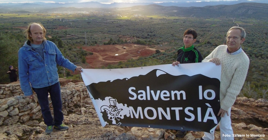 Salvem lo Montsi denuncia que Cemex continua extraent terres prop del jaciment arqeolgic de la Ferradura | EbreActiu.cat, revista digital d’oci actiu | Terres de l’Ebre ...