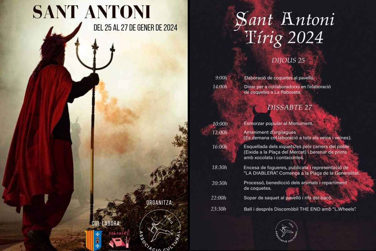 Sant Antoni 2024 a Trig