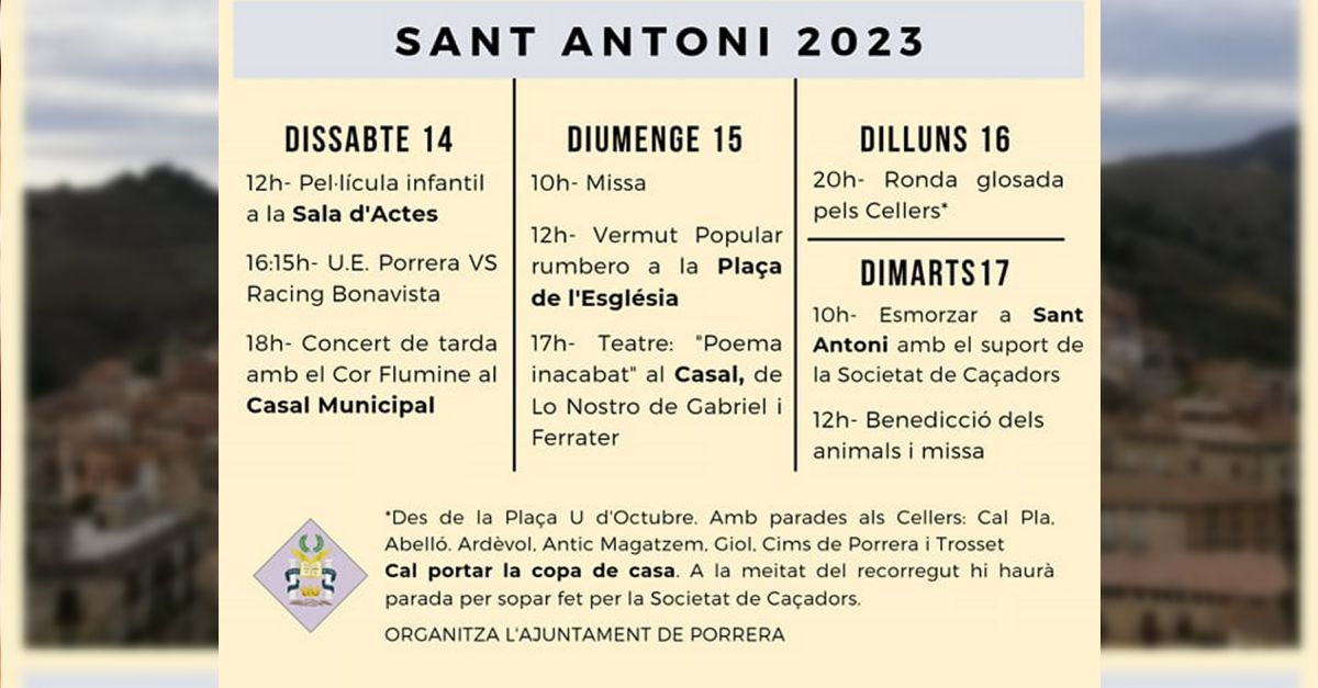 San Antonio Porrera 2023