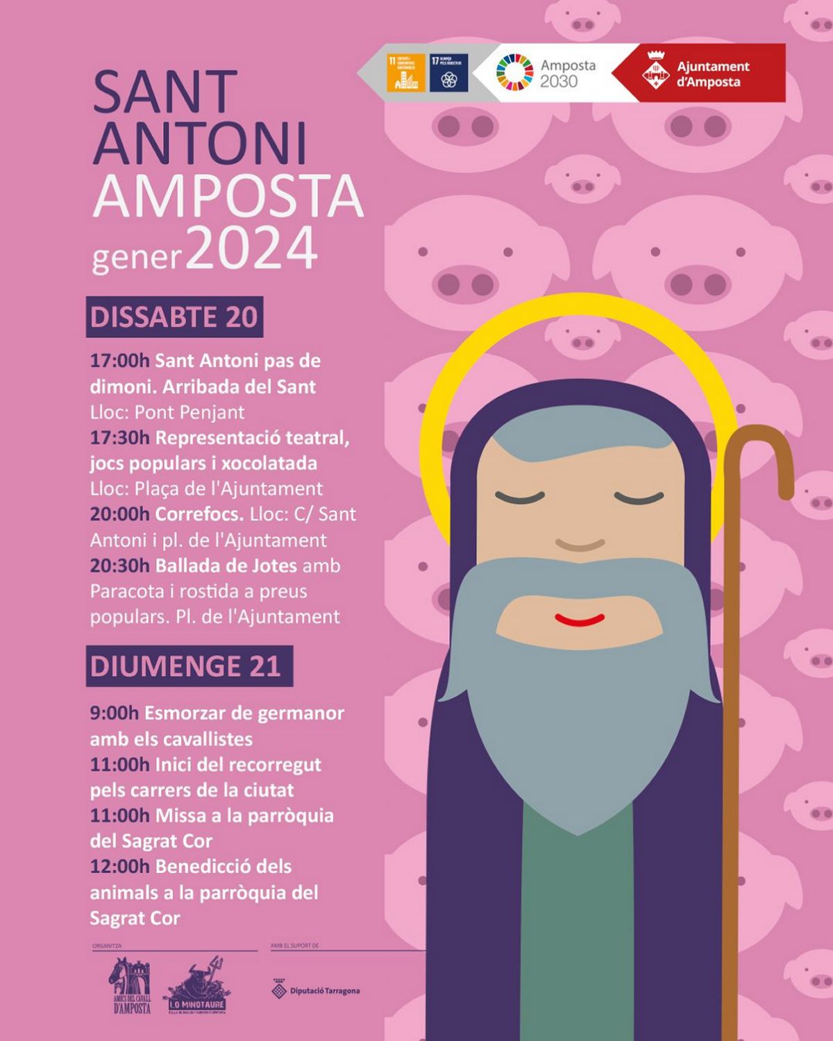 Sant Antoni 2024 a Amposta