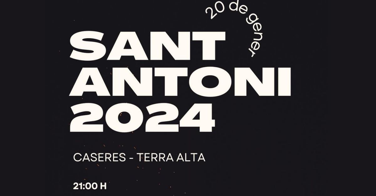 Sant Antoni 2024 a Caseres