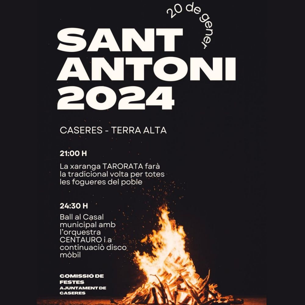 Sant Antoni 2024 a Caseres