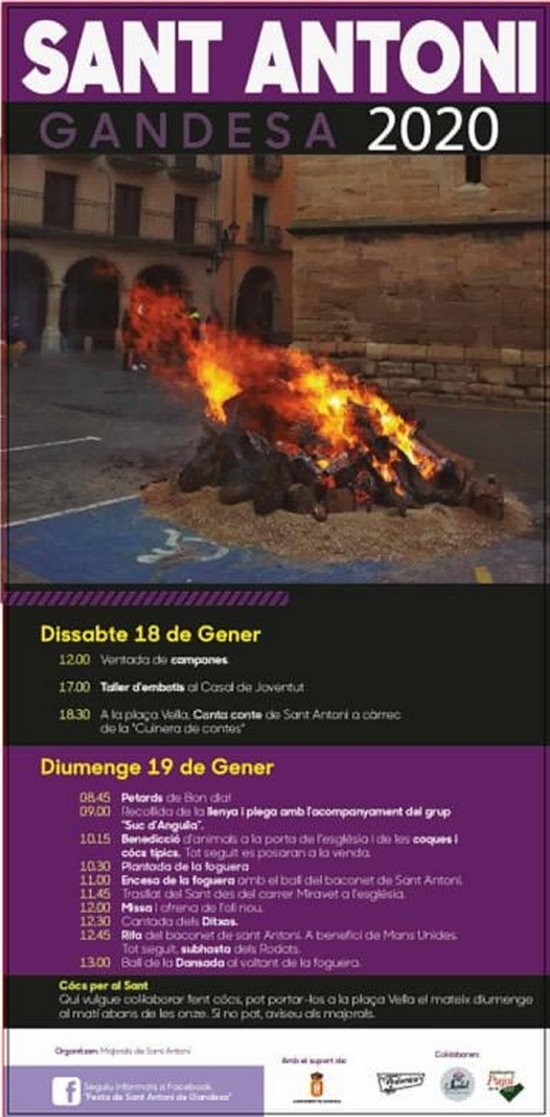 Sant Antoni 2020 a Gandesa