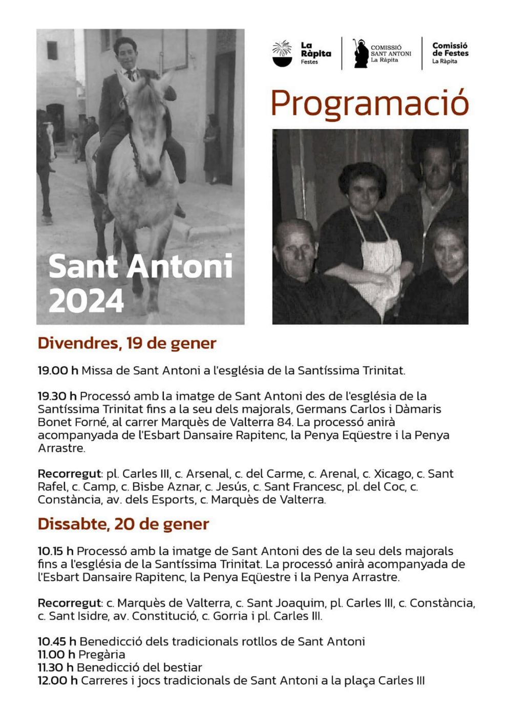 Sant Antoni 2024 a la Rpita