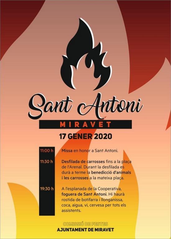 Sant Antoni 2020 a Miravet