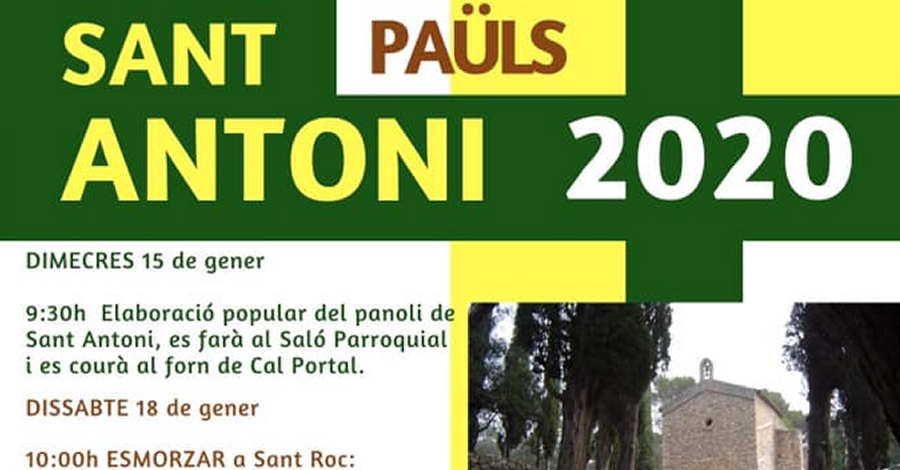 Sant Antoni Pals 2020