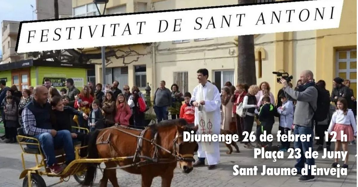 Festividad de San Antonio Sant Jaume dEnveja 2023