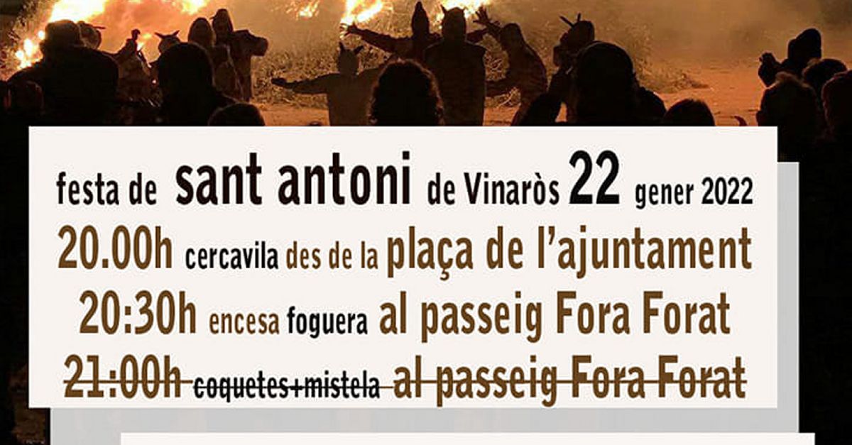 Celebraci de Sant Antoni a Vinars