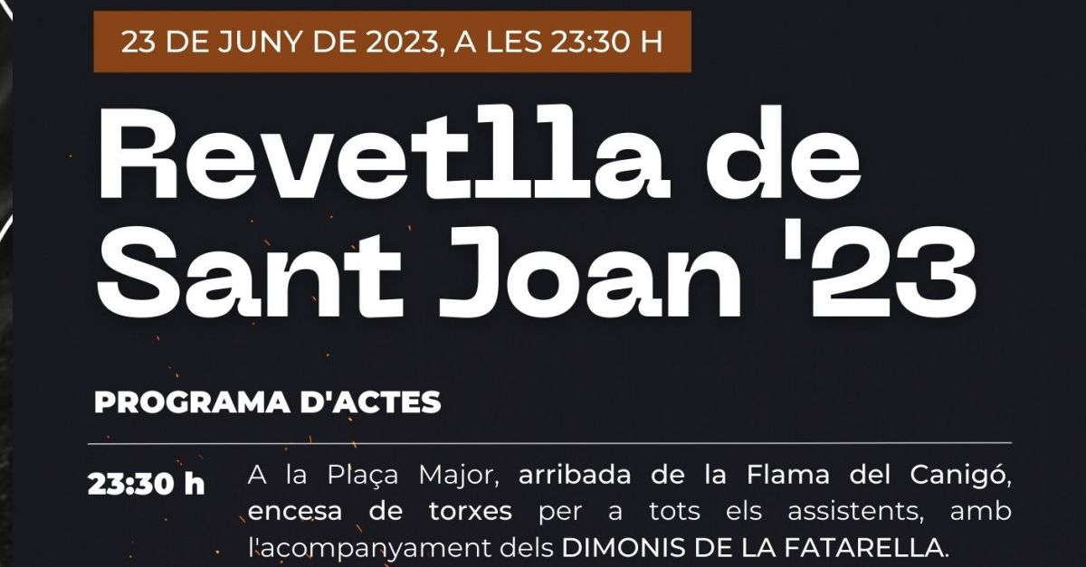 Revetlla de Sant Joan a la Fatarella