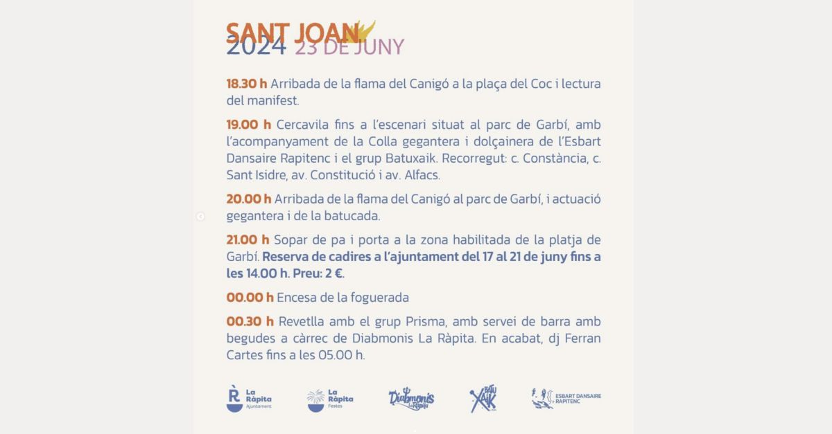 Sant Joan 2024 La Rpita