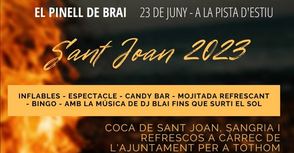 Noche de San Juan en Pinell de Brai