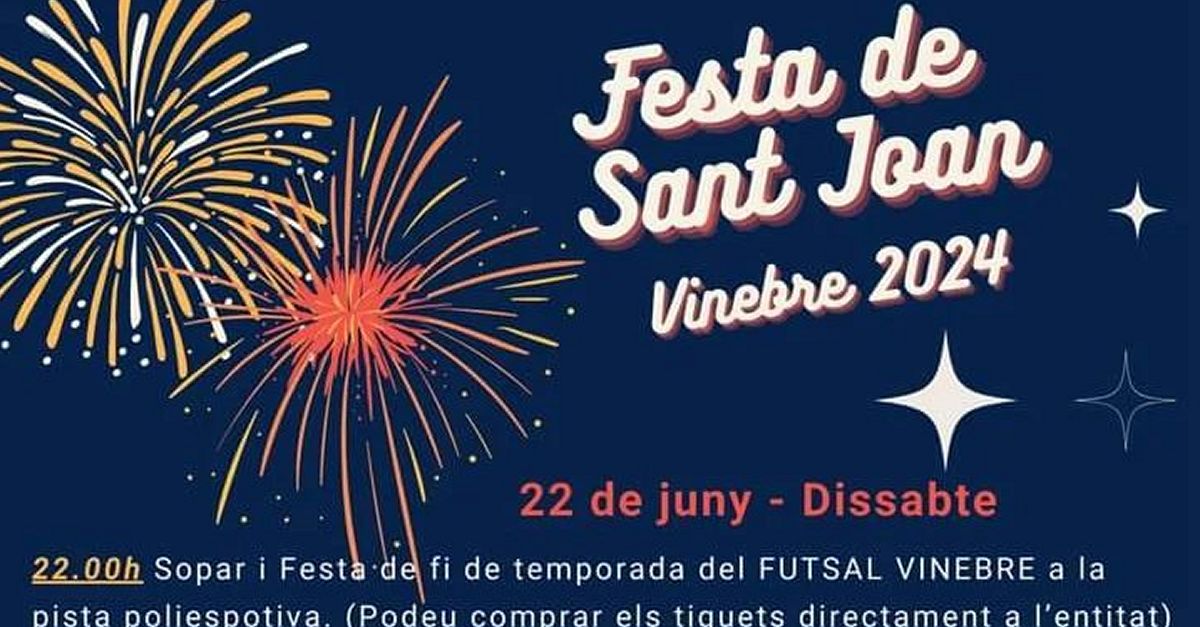 Sant Joan Vinebre 2024