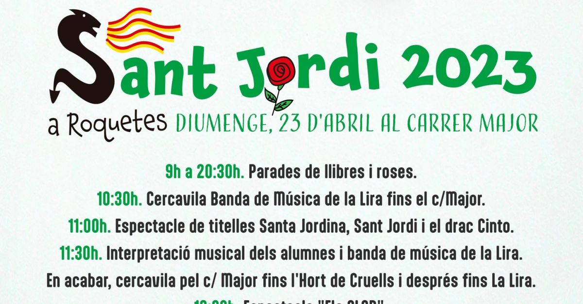 Sant Jordi Roquetes 2023