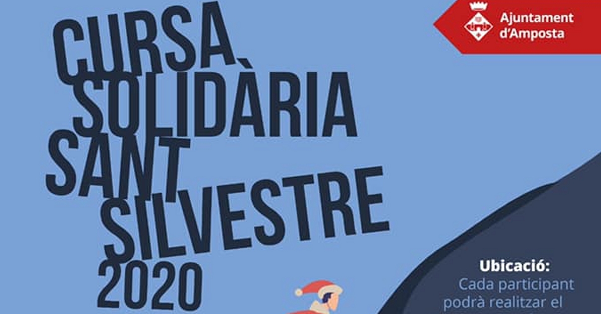 Carrera solidaria San Silvestre 2020 Amposta