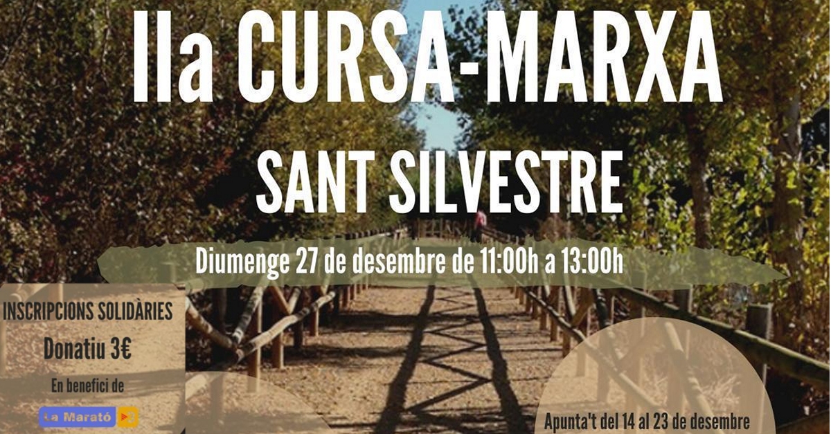 II Cursa-Marxa Sant Silvestre de Sant Jaume d’Enveja