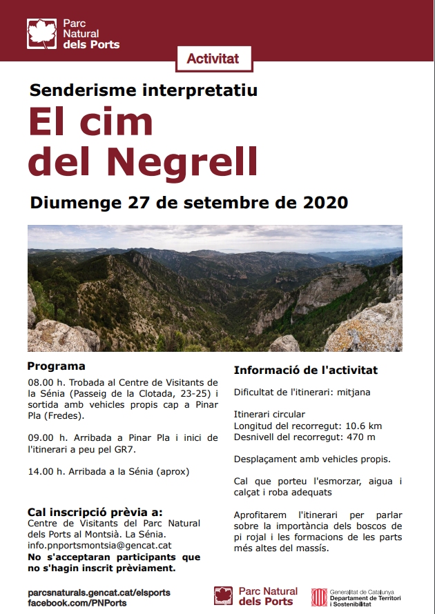 Senderisme interpretatiu: El cim del Negrell