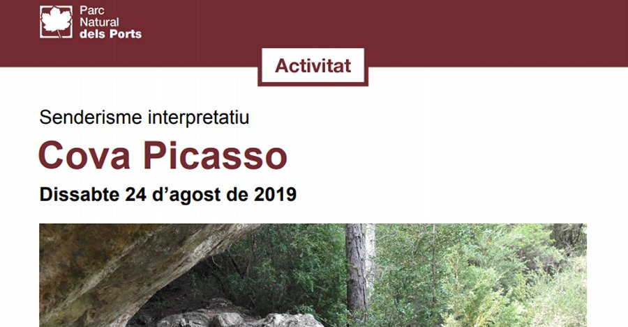 Senderisme interpretatiu a la Cova Picasso