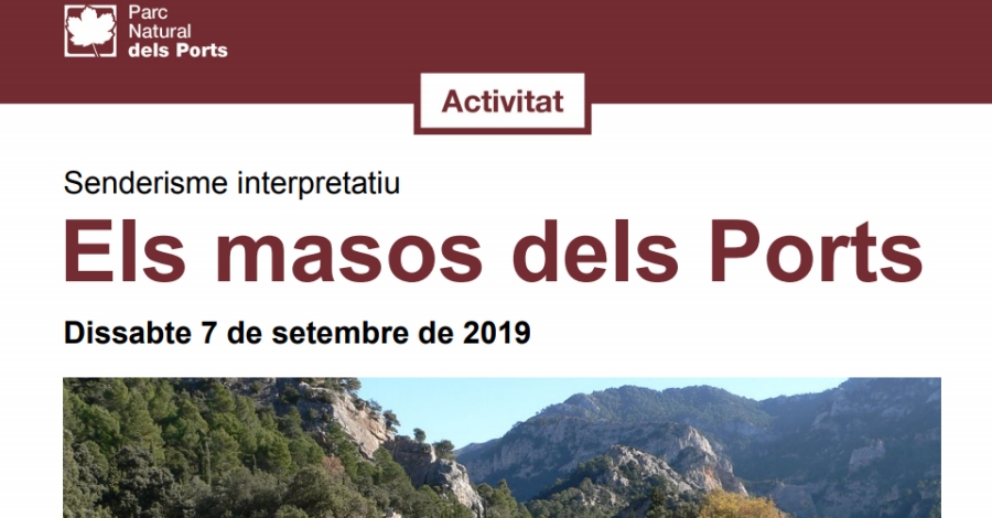 Senderisme interpretatiu: Els masos dels Ports