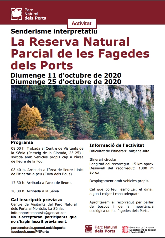 La Reserva Natural Parcial de les Fagedes dels Ports (complert)