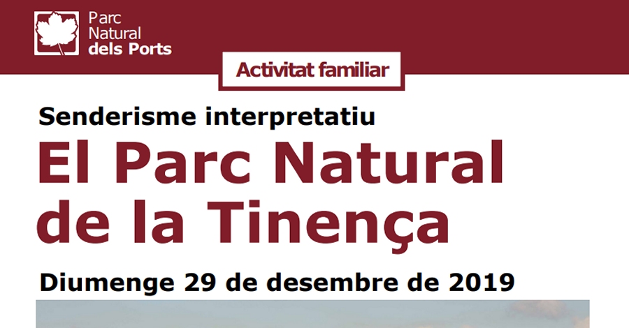 Senderismo interpretativo: El Parc Natural de la Tinena