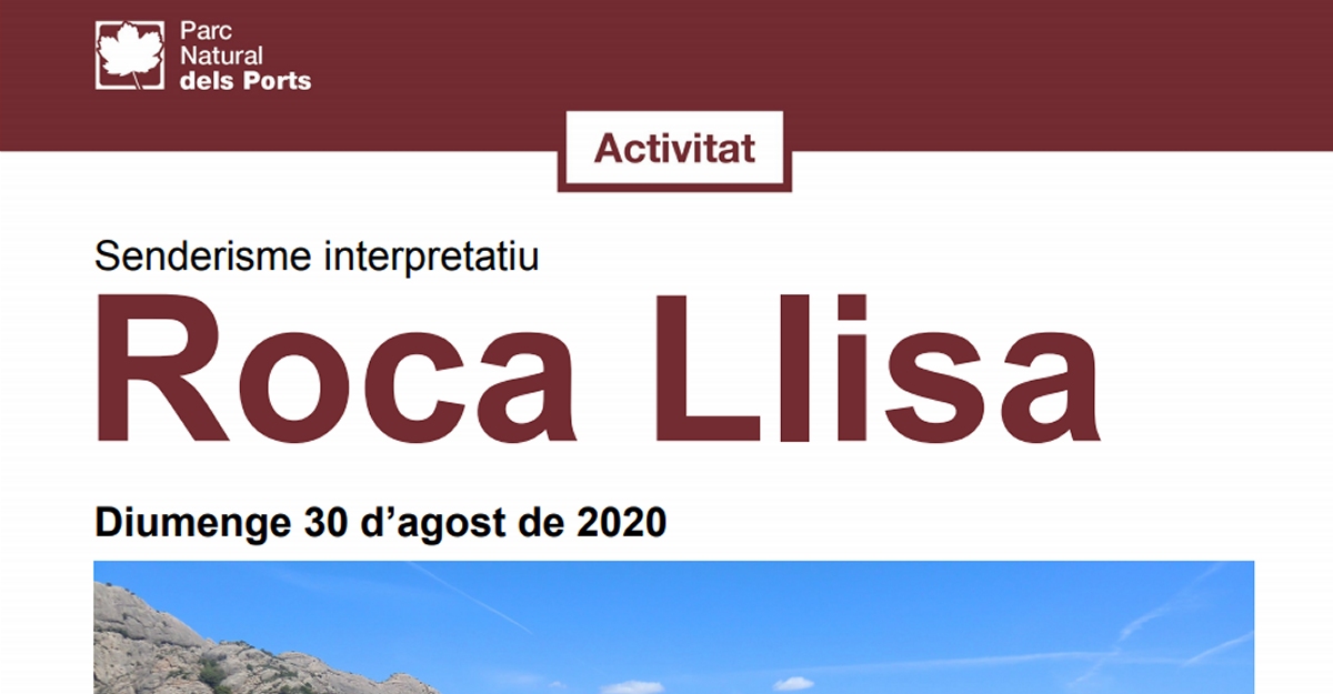 Senderisme interpretatiu: Roca Llisa