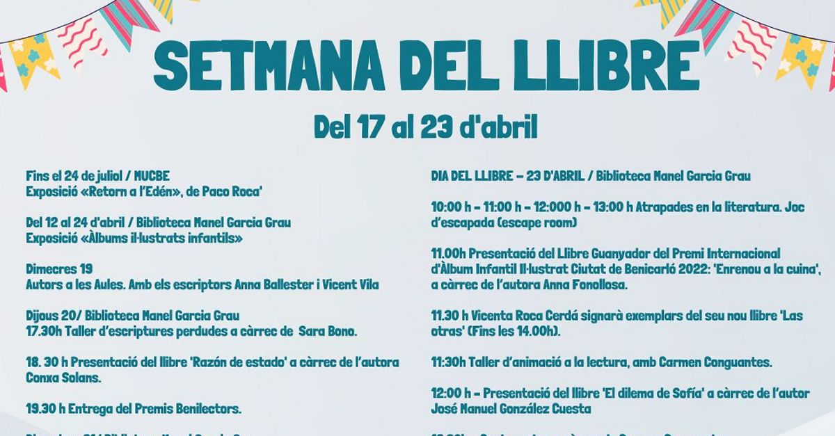 Setmana del Llibre a Benicarl