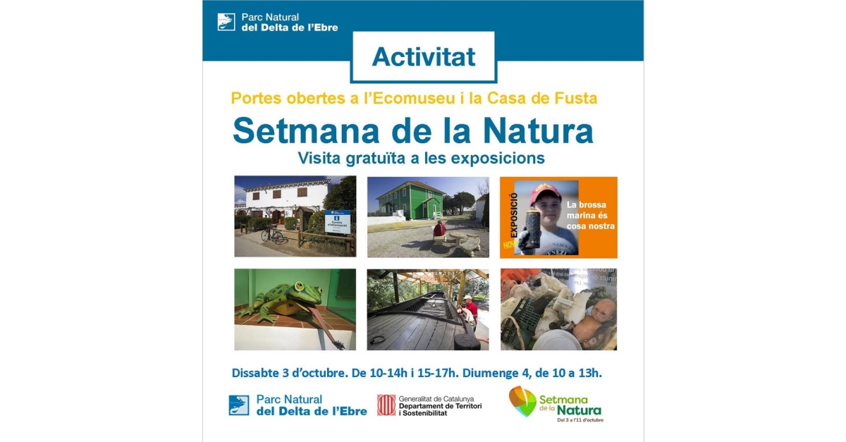 Setmana de la Natura. Puertas abiertas en el Ecomuseo