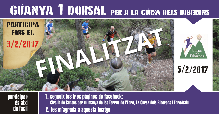 [finalitzat] Sorteig 1 dorsal: Cursa dels Biberons de Pinell de Brai | EbreActiu.cat, revista digital d’oci actiu | Terres de l’Ebre ...