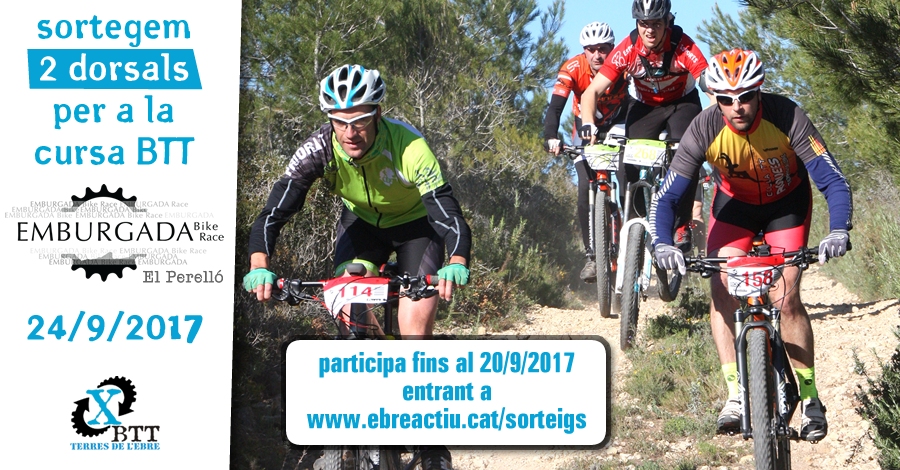 <p>Sorteig de 2 dorsals per a l’Emburgada Bike Race - El Perell - 24/9/2017</p>