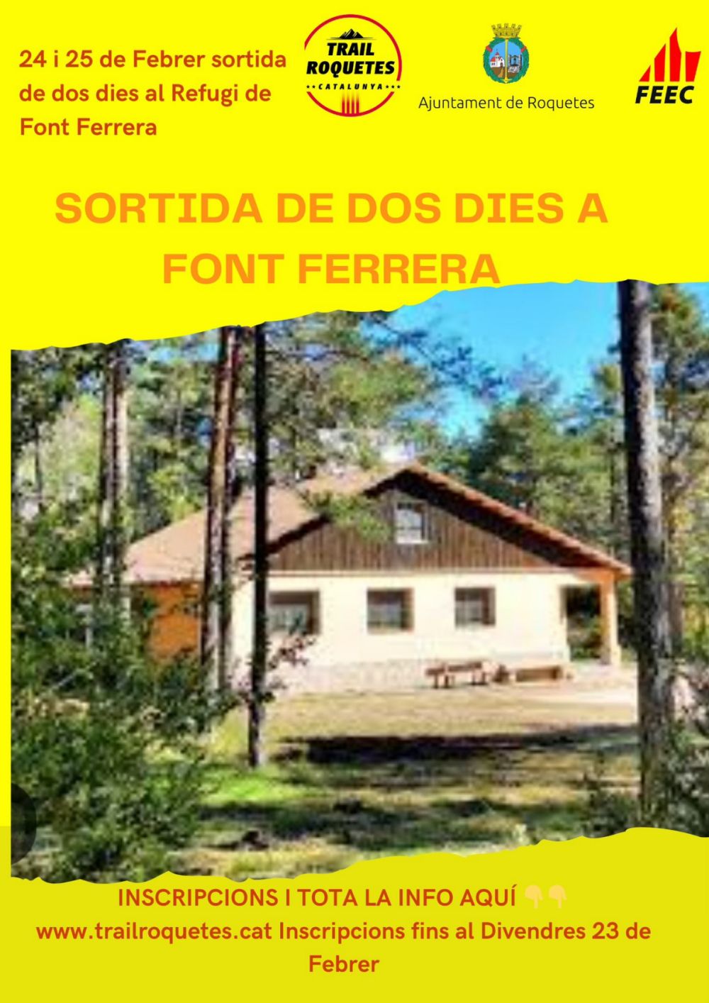 Sortida de dos dies a Font Ferrera