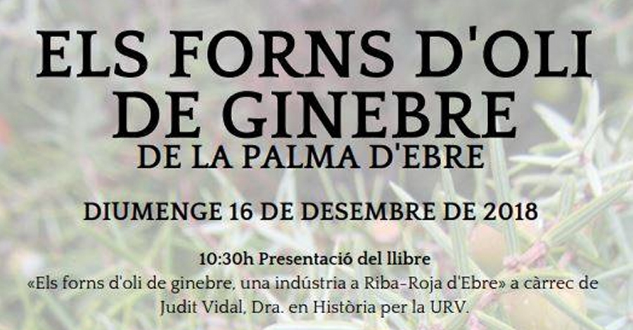 Sortida: Els forns doli de ginebre de La Palma dEbre