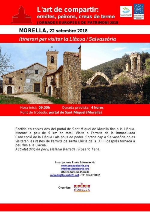 Itinerari per visitar la Llcua i Salvassria