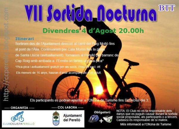 VII Sortida nocturna en btt