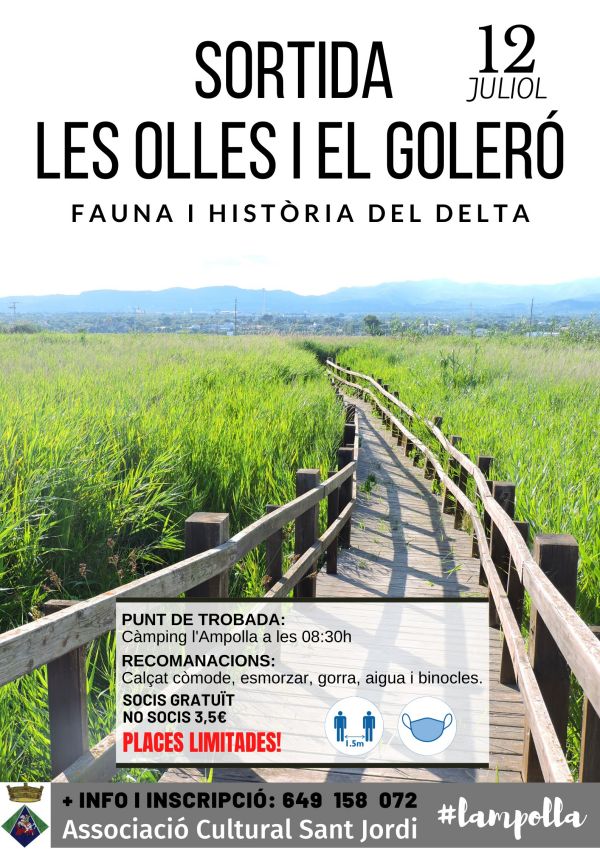 Sortida a la bassa de les Olles i el Goler. Fauna i histria del Delta