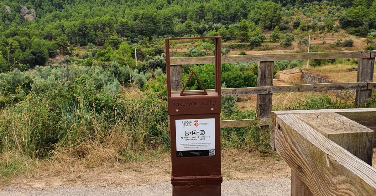 S’installen suports selfies en diferents indrets turstics de la Terra alta | EbreActiu.cat, revista digital d’oci actiu | Terres de l’Ebre ...